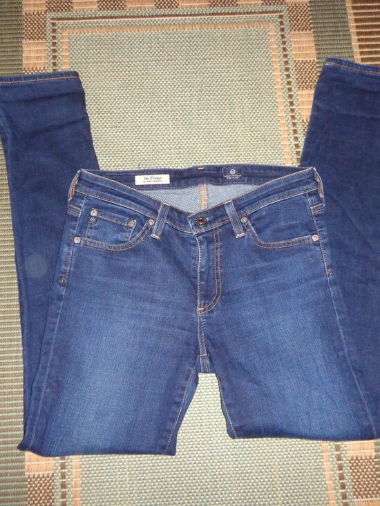 Ag Adriano Goldschmied Denim - NWOT AG ADRIANO GOLDSCHMIED the Prima Mid-Rise CIGARETTE Jeans 26R Dk Denim